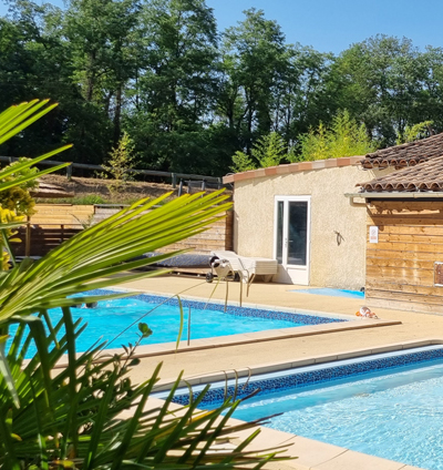 Piscine et pataugeoire du camping